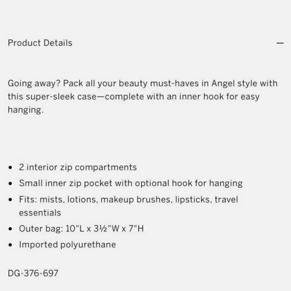 Victoria's Secret Rainbow Jetset Travel Makeup Bag - Picture 10 of 10